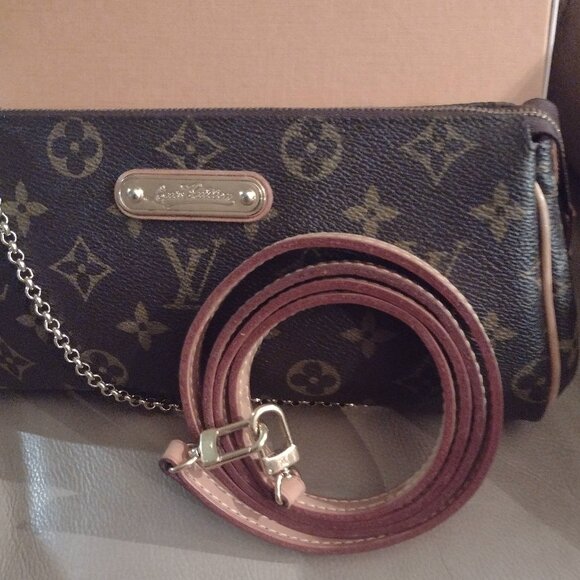 💯% Authentic Louis Vuitton Eva monogram Canvas Crossbody💫 bag - Picture 2 of 15